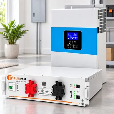 Комплект 6.5 кВа LiFePO4 Felicity Solar Комплект резервного живлення: Гібридний інвертор Daxtromn SC-HFK-5500-48 + акумулятор FLA48100UG1 — купити в Україні | VERTEA