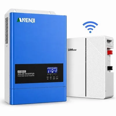 Комплект 6.2 кВт LiFePO4 Комплект інвертор Anenji з Wi-Fi + акумулятор DAH Solar 51.2V 100Ah, BMS, Bluetooth для резервного живлення — купити в Україні | VERTEA