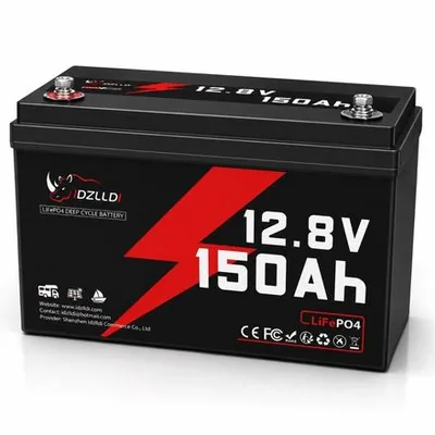 Акумулятор LiFePO4 12V 150 Ah Акумулятор Idzlldi BMS, для для резервного живлення будинку, квартири — купити в Україні | VERTEA