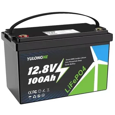 Акумулятор LiFePO4 12V 100Ah Акумулятор Yulongne 1280Wh, 100A, BMS — купити в Україні | VERTEA