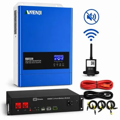 Комплект резервного живлення 6,2 кВт Інвертор Anenji Wi-Fi + LiFePO₄ Dyness B4850 2,4 кВт·год для будинку, квартири — купити в Україні | VERTEA