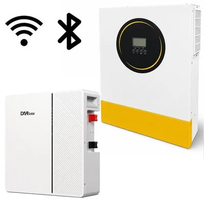 Комплект 11 кВт Комплект Гібридний інвертор Anenji з Wi-Fi + акумулятор DAH Solar 51.2V 100Ah, BMS, Bluetooth для резервного живлення — купити в Україні | VERTEA